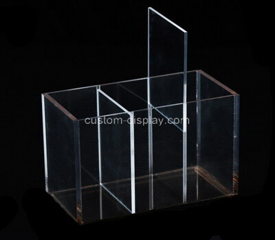 Custom 3 grids clear acrylic display box