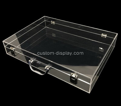 Custom acrylic flat lockable display case