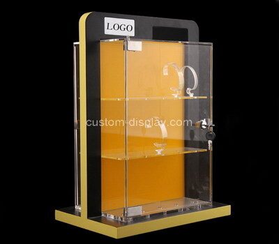 Custom acrylic 3 tiers watches display cabinet