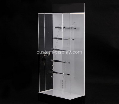 Custom acrylic metal hangers display cabinet