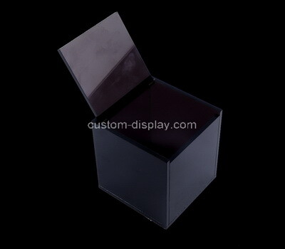 Custom black plexiglass box with lid