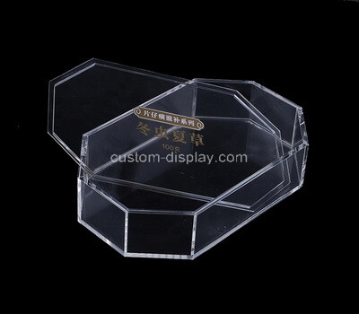 Custom cute plexiglass box with lid