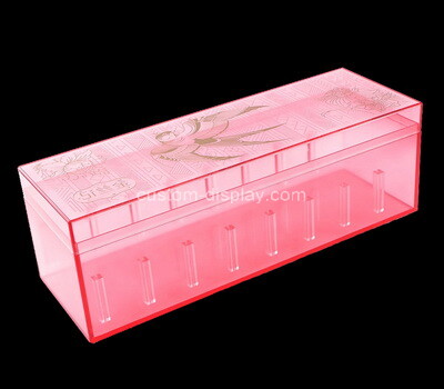 Custom pink acrylic box