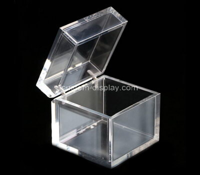 Custom transparent acrylic box with lid, custom plexiglass box