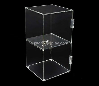 Custom transparent acrylic lockable display box