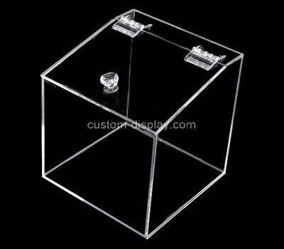 Custom clear acrylic box with lid