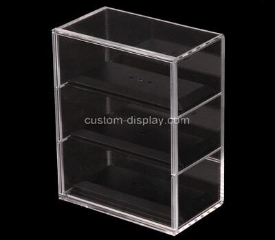 Custom tiered acrylic lucite display case