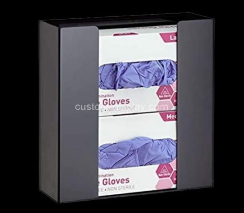 Custom acrylic plexiglass glove dispenser holder box