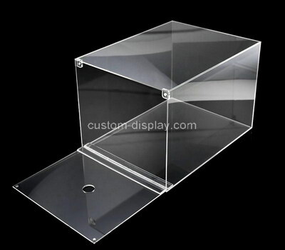 Custom plexiglass shoe box lucite box perspex storage box