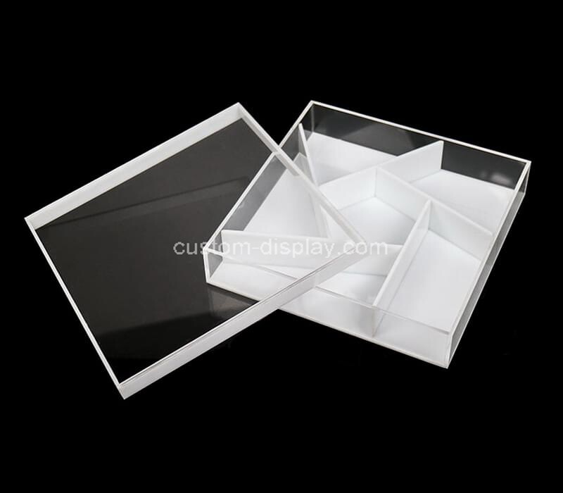 Custom plexiglass storage box acrylic case with lid