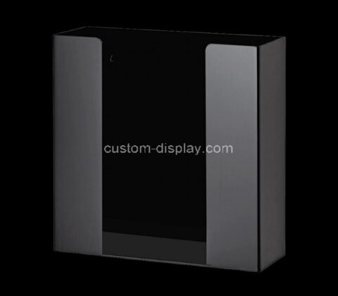 Custom acrylic glove box plexiglass dispenser - wall mounted perspex holder for home, office, hospital