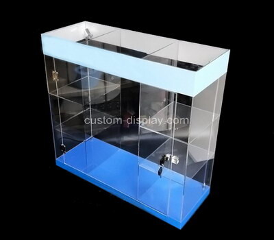 Custom plexiglass showcase luicte display case perspex box