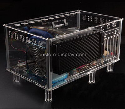 Custom clear acrylic computer case transparent perspex computer box