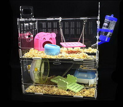 Customize plexiglass hamster case acrylic rat house cage