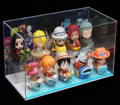 Customize acrylic figures display case lucite display box