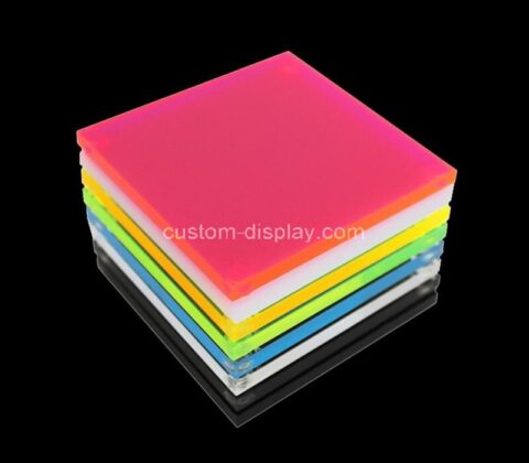 Acrylic manufacturer customize plexiglass coasters