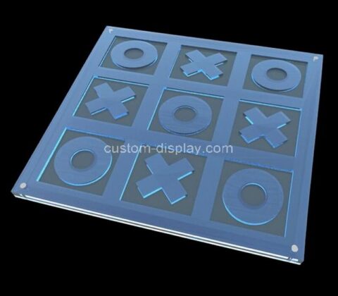 Acrylic manufacturer customize Tic Tac Toe plexiglass game board