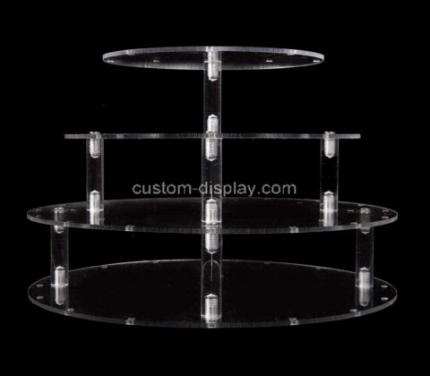 Plexiglass manufacturer customize acrylic cake display stands