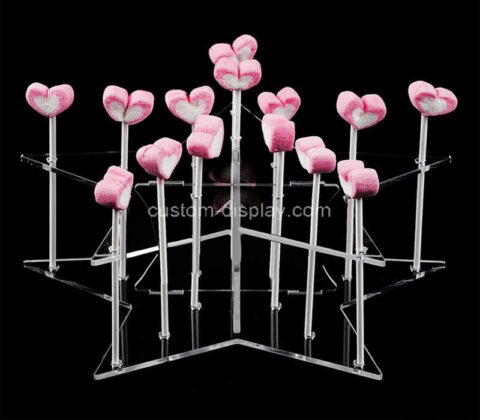 Plexiglass manufacturer customize acrylic marshmallow display stands