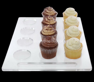 Plexiglass manufacturer customize acrylic cupcakes holder