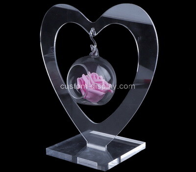 Plexiglass manufacturer customize heart shape acrylic adornments