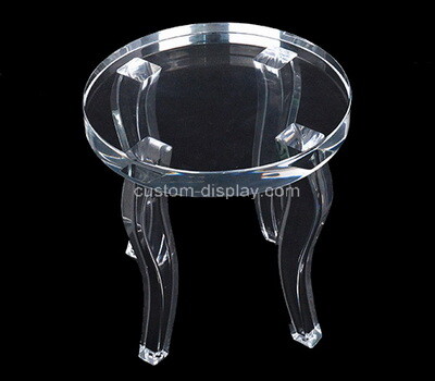 Plexiglass manufacturer customize lucite round coffee table