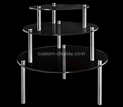 Acrylic manufacturer customize lucite cake and cupcake display holder