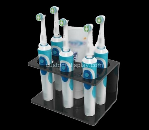 Acrylic manufacturer customize plexiglass toothbrush holder lucite display stand