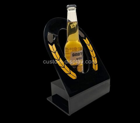 Acrylic manufacturer customize plexiglass wine bottle display rack