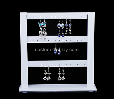 Acrylic manufacturer customize plexiglass earring display stand bar