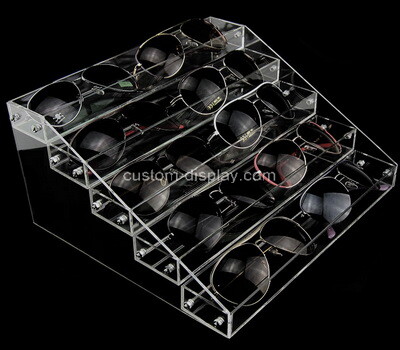 Plexiglass manufacturer customize acrylic sunglasses display risers