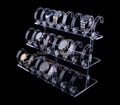 Lucite manufacturer customize acrylic watches display risers