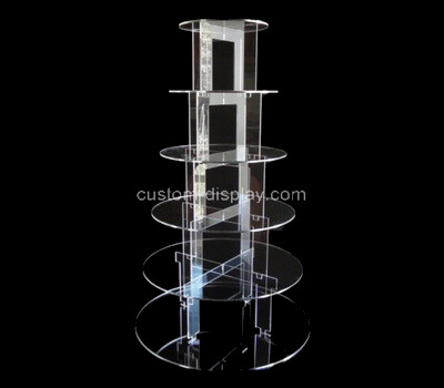 Plexiglass manufacturer customize perspex cake display tower