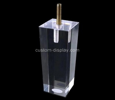 Perspex factory customize plexiglass furniture legs acrylic sofa legs