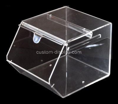 Acrylic factory customize plexiglass storage box lucite display case