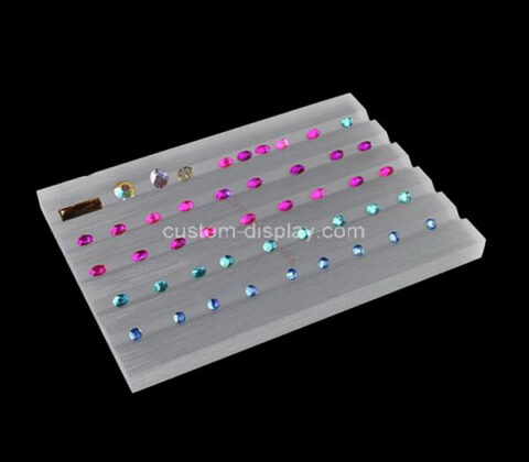 Plexiglass factory customize acrylic pendant display block lucite display block