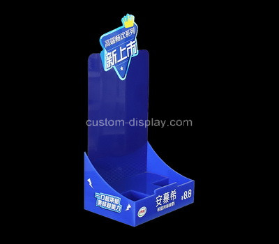 Perspex factory customize acrylic milk display stand plexiglass display holder