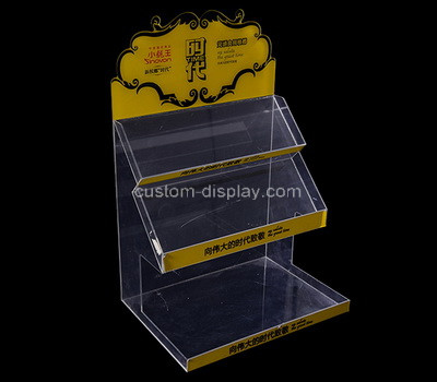 Perspex factory customize acrylic food display stand lucite display rack