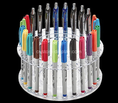 Plexiglass factory customize acrylic pen display holder lucite pen display stand