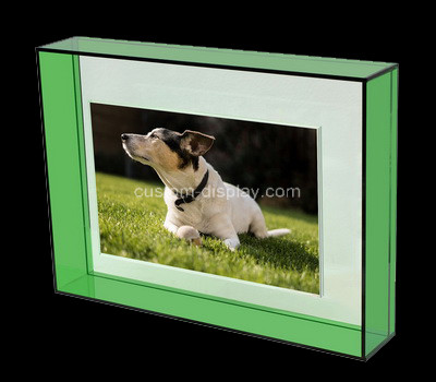 Plexiglass factory customize acrylic maganetic frame perspex photo frame