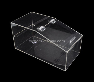 Plexiglass factory customize acrylic bread storage box perspex pastry showcase