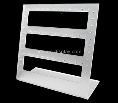 Plexiglass supplier customize acrylic earring display stand lucite jewelry display rack