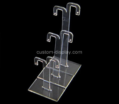 Lucite supplier customize retail plexiglass earring jewelry display rack