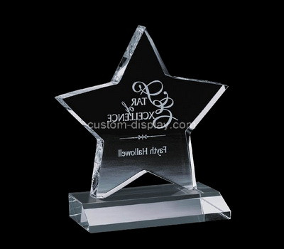 Plexiglass supplier customize acrylic trophy lucite awards