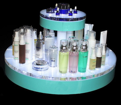 Plexiglass manufacturer customize counter top acrylic makeup display stand