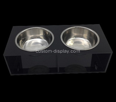 Plexiglass manufacturer customize acrylic pet bowl holder