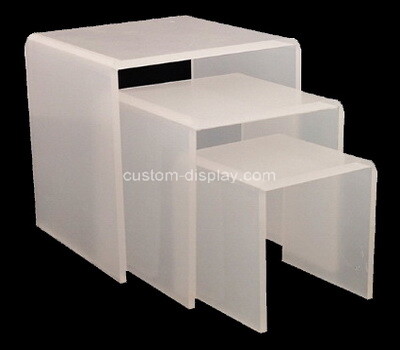 Perspex manufacturer customize acrylic retail display riser