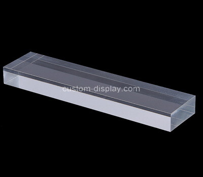 Acrylic factory customize plexiglass paperweight block