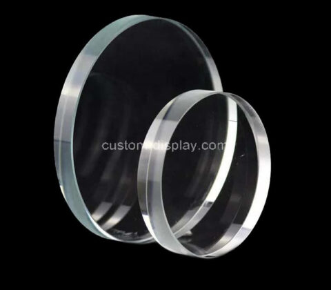 Lucite manufacturer customize acrylic crystal round block