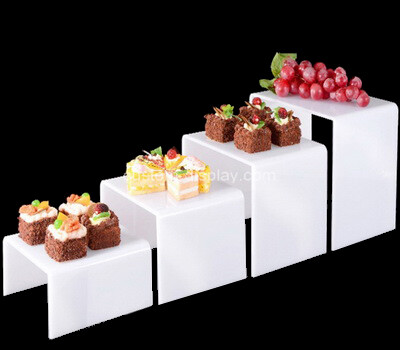 Perspex supplier customize acrylic cupcake display risers